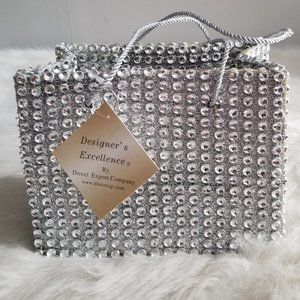 Designer's Excellence Jeweled Container/Purse New
